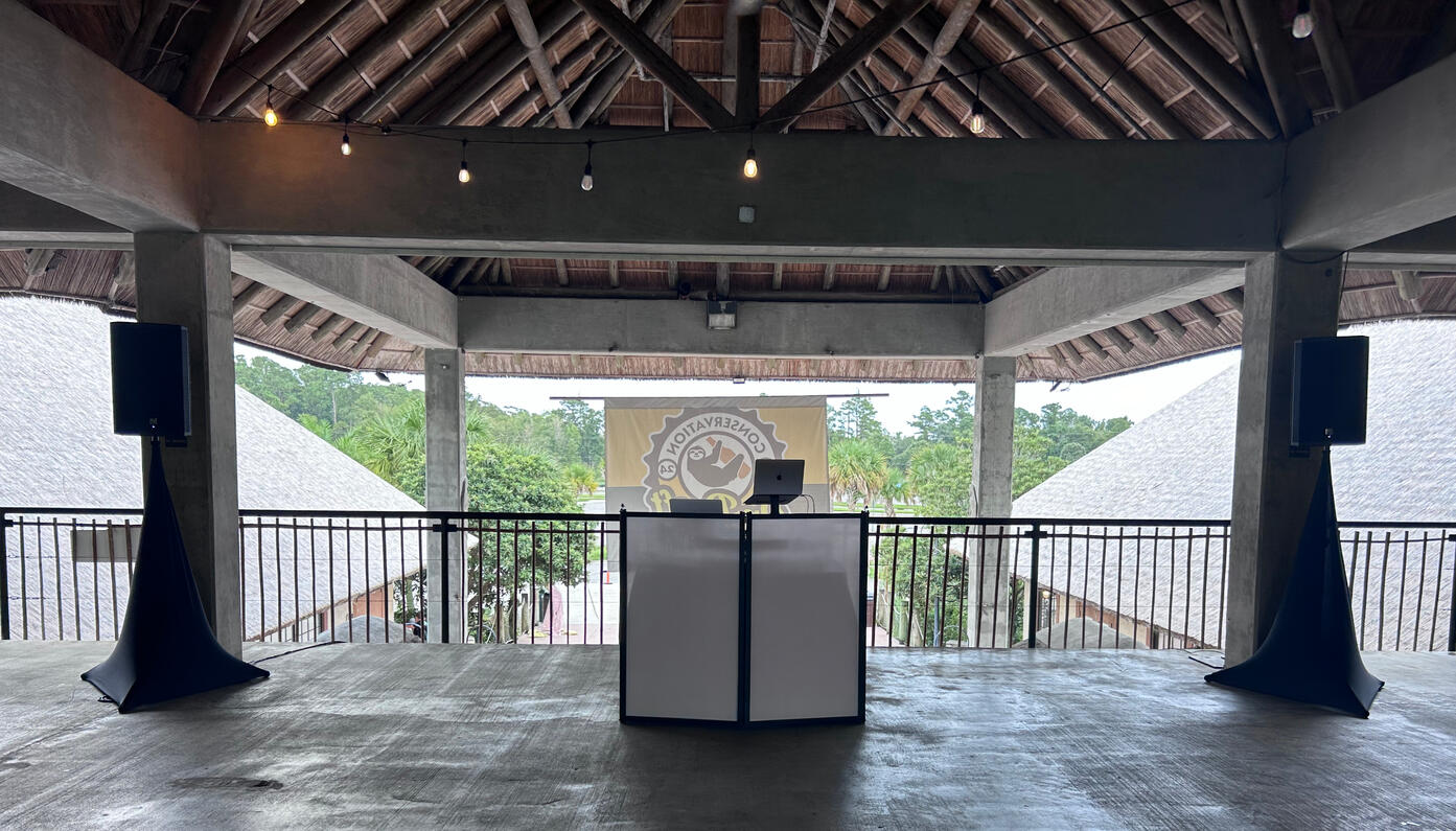 Jacksonville Zoo Event Venue: DJ Setup 2